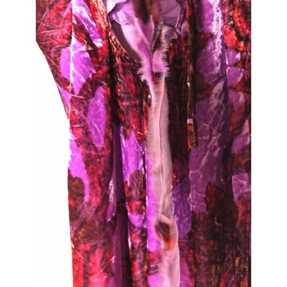 Rhode Jemima Dress Floral Midi Purple 4 - Picture 11 of 16